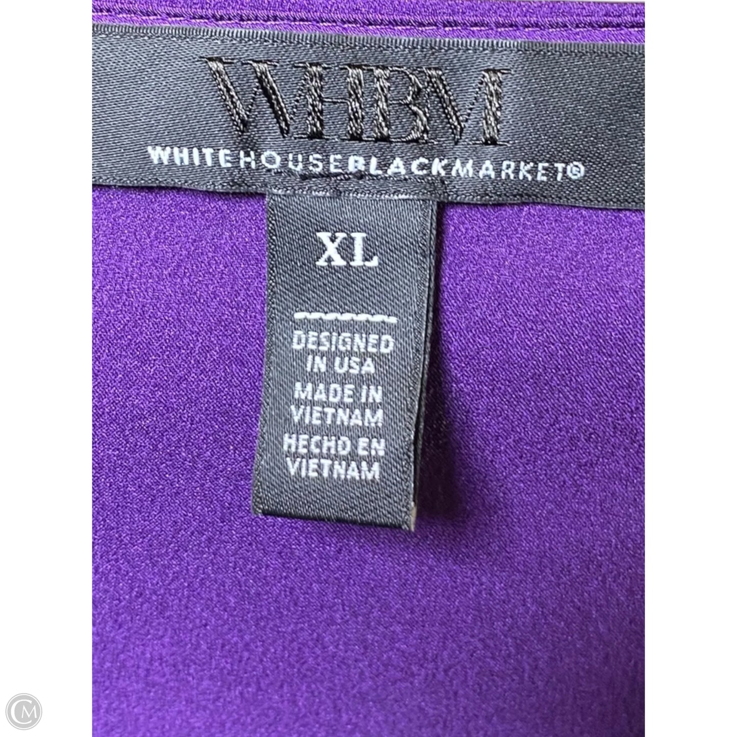 Top Sleeveless By White House Black Market In Purple, Size: Xl