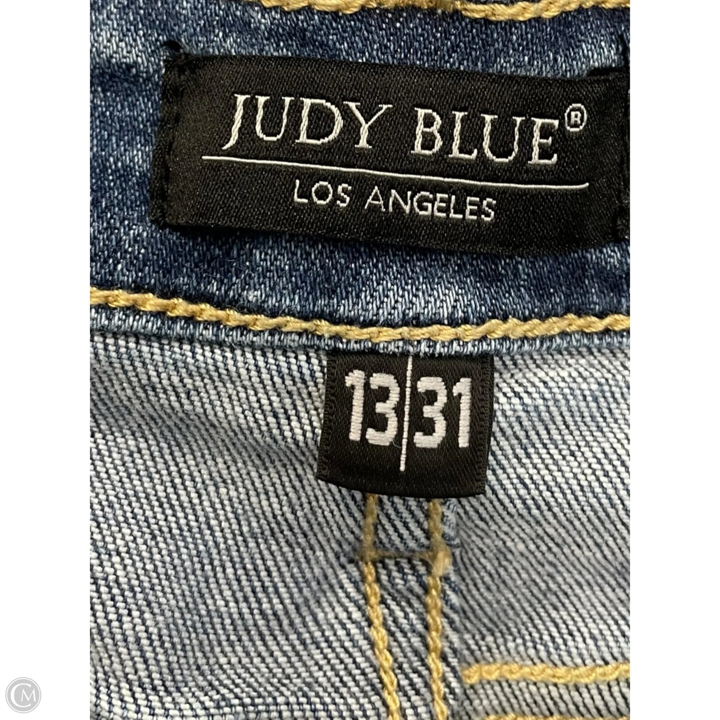 Jeans Wide Leg By Judy Blue In Blue Denim, Size: 12