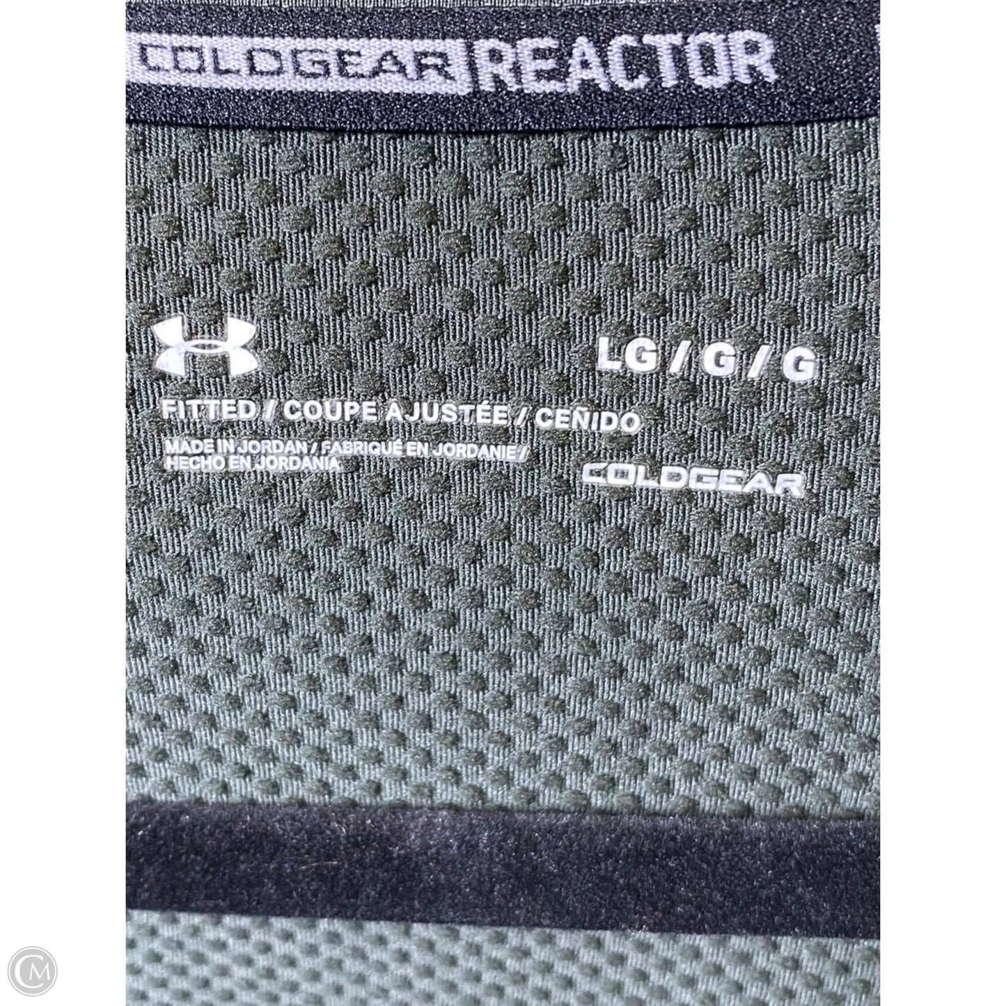 Athletic Jacket By Under Armour In Green, Size: L