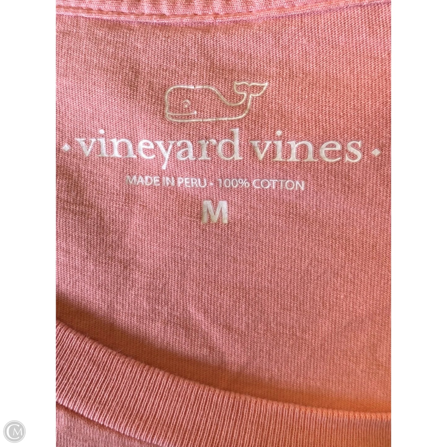 Top Short Sleeve By Vineyard Vines In Pink, Size: M