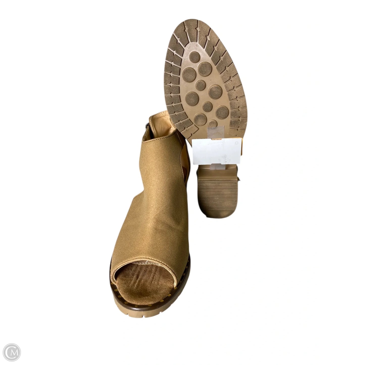 Shoes Heels Block By Andrea In Brown, Size: 6