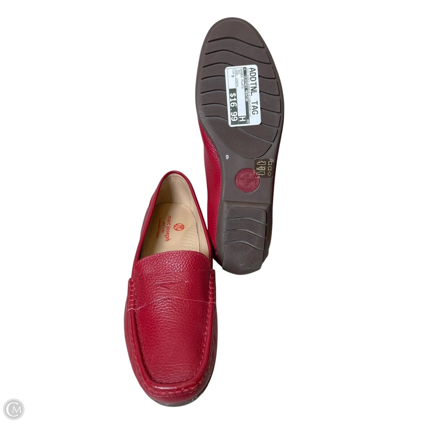 Shoes Flats By Clothes Mentor In Red, Size: 9