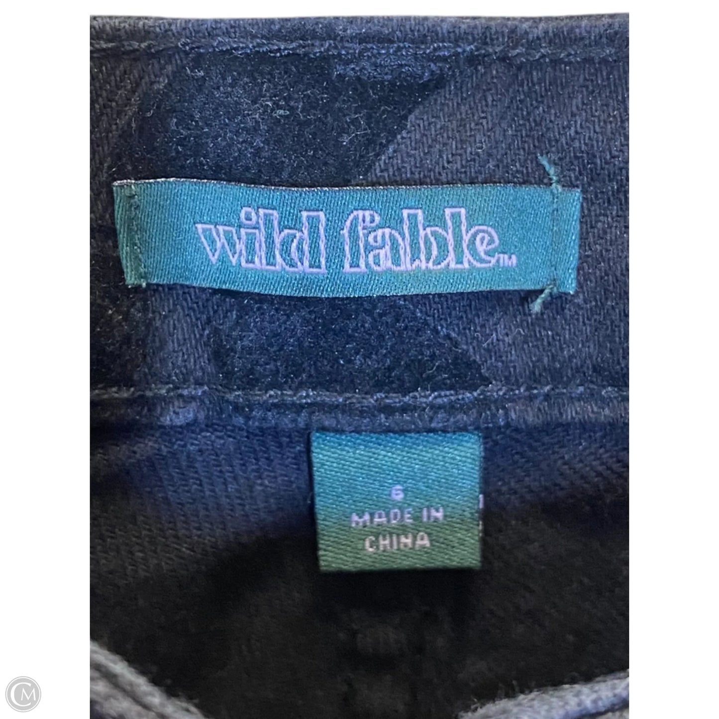 Jeans Straight By Wild Fable In Black, Size: 6