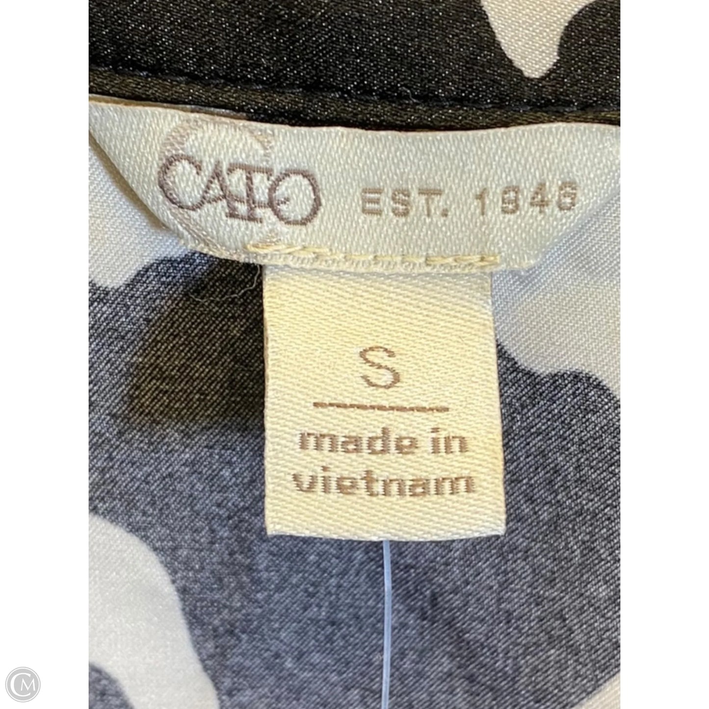 Dress Casual Midi By Cato In Black & White, Size: S