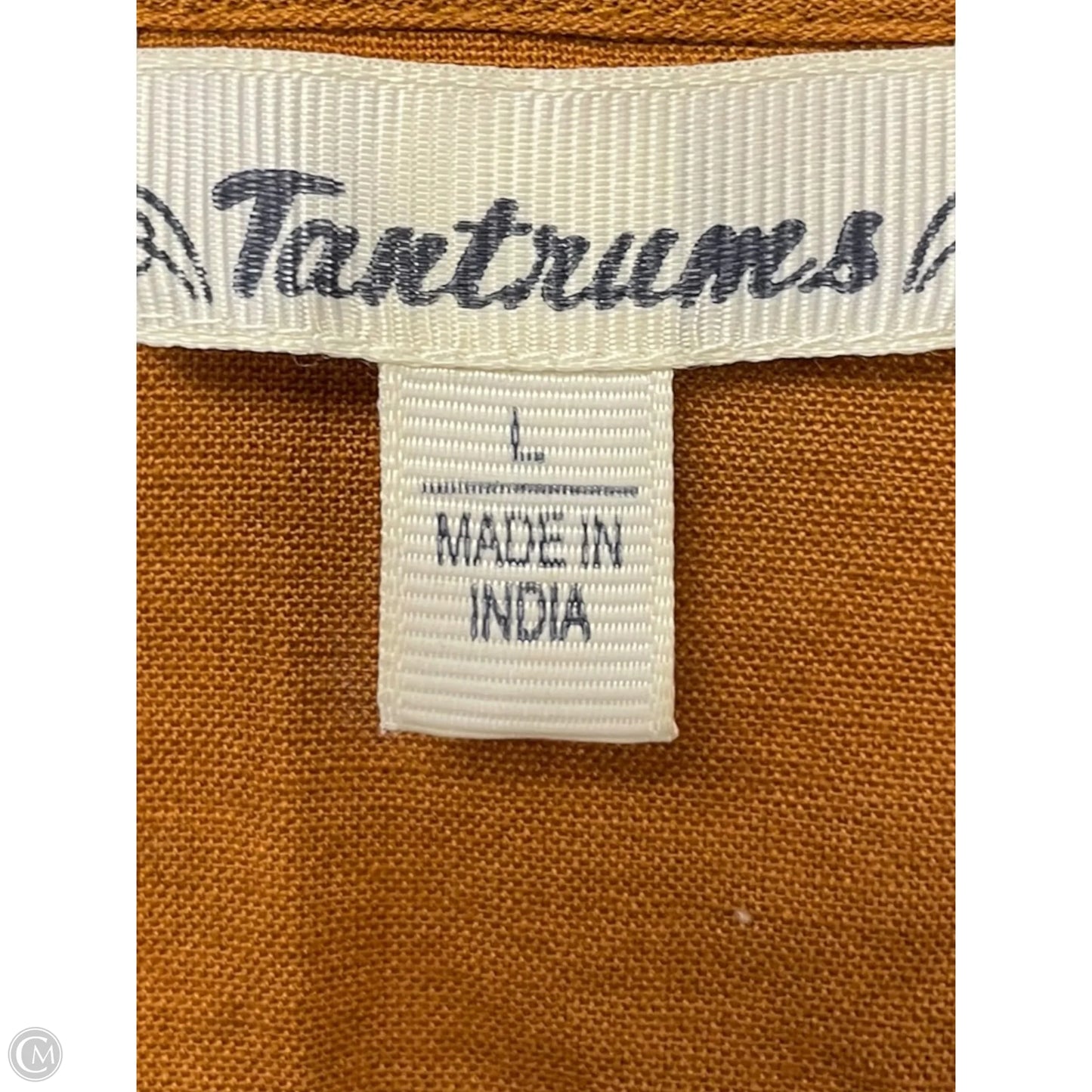 Top Long Sleeve By Clothes Mentor In Orange, Size: L