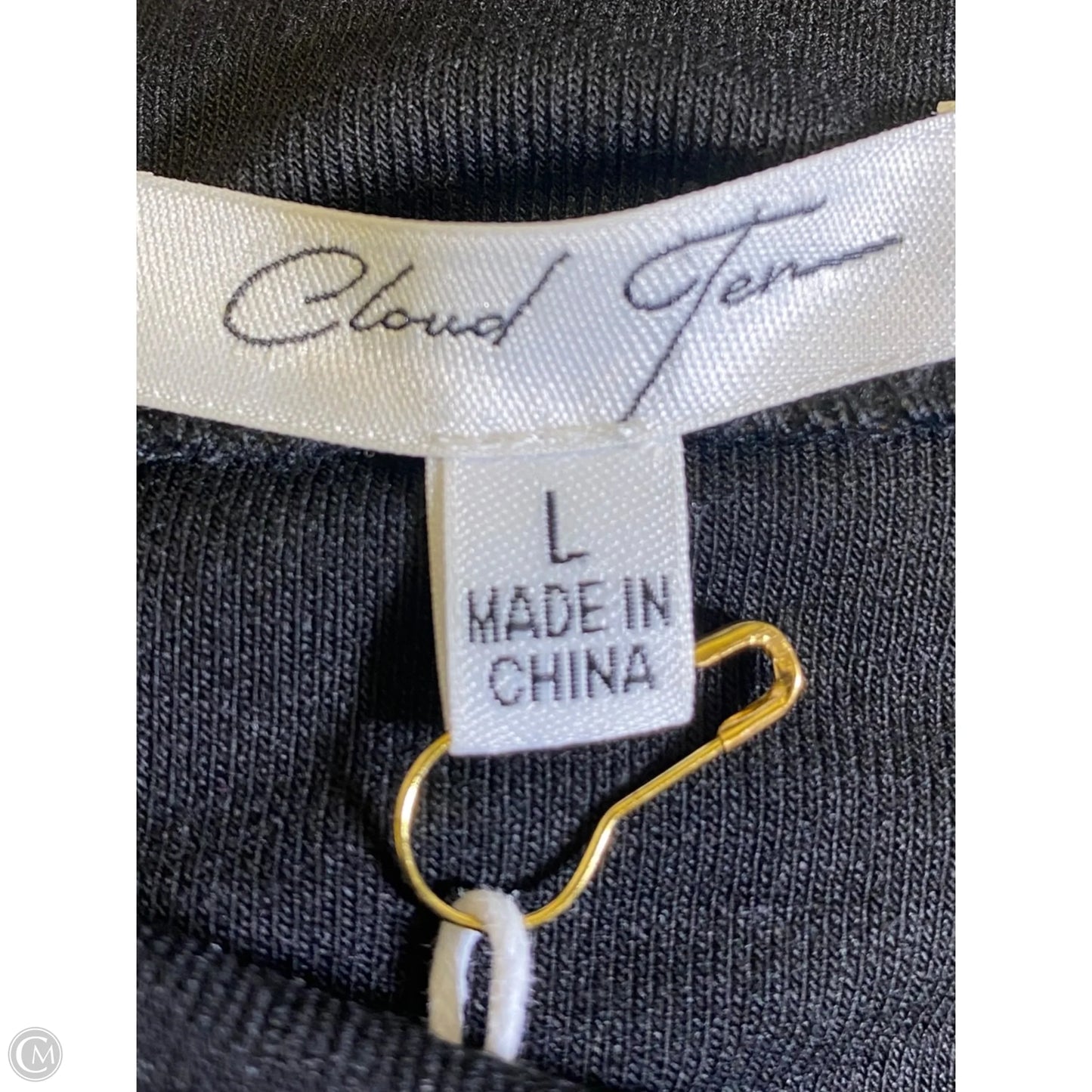 Top Short Sleeve By Cloud Ten In Black, Size: L