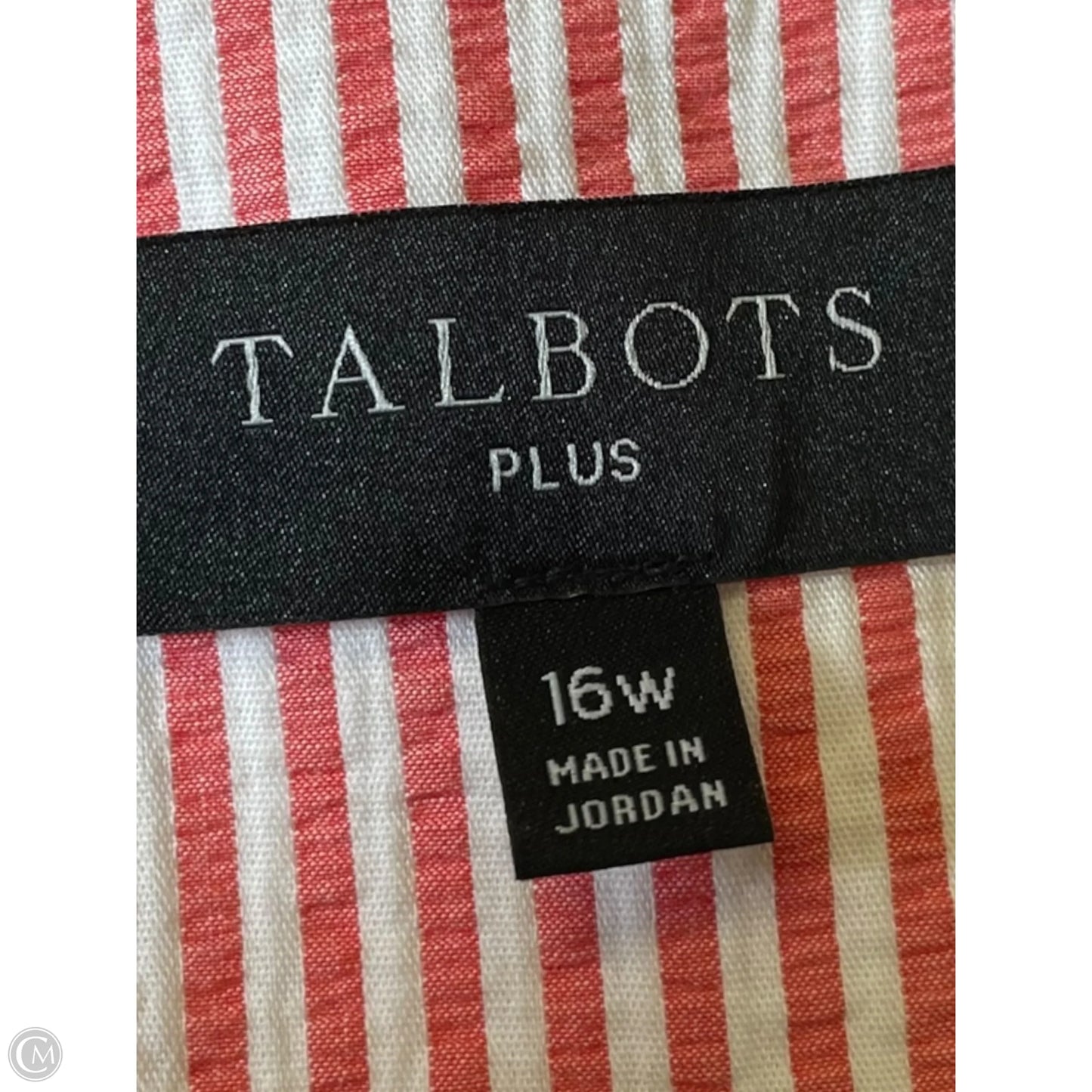 Blazer By Talbots In Striped Pattern, Size: Xl