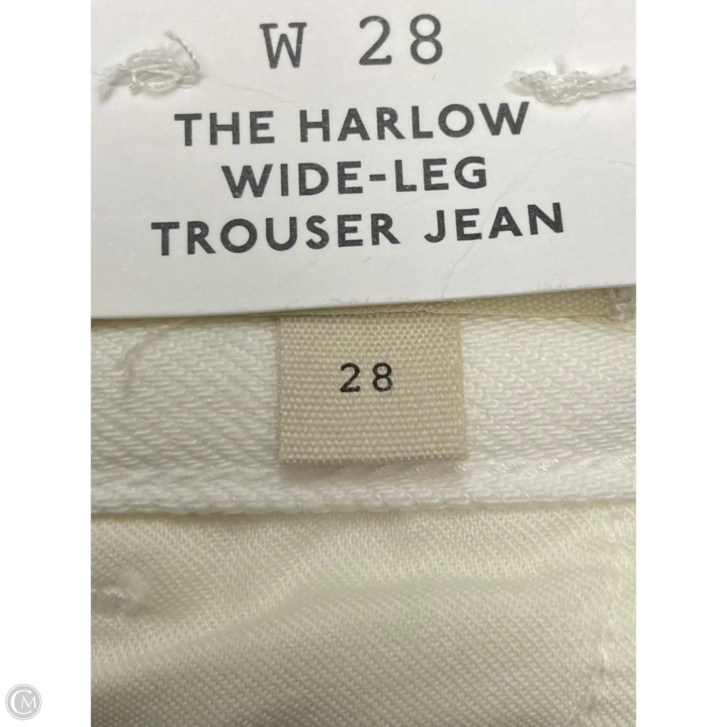 Jeans Wide Leg By Madewell In Cream, Size: 6
