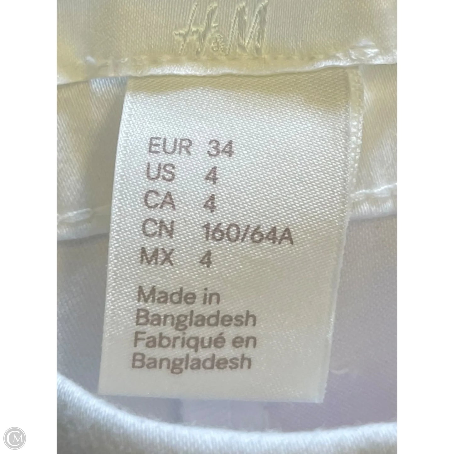 Jeans Skinny By H&m In White, Size: 4