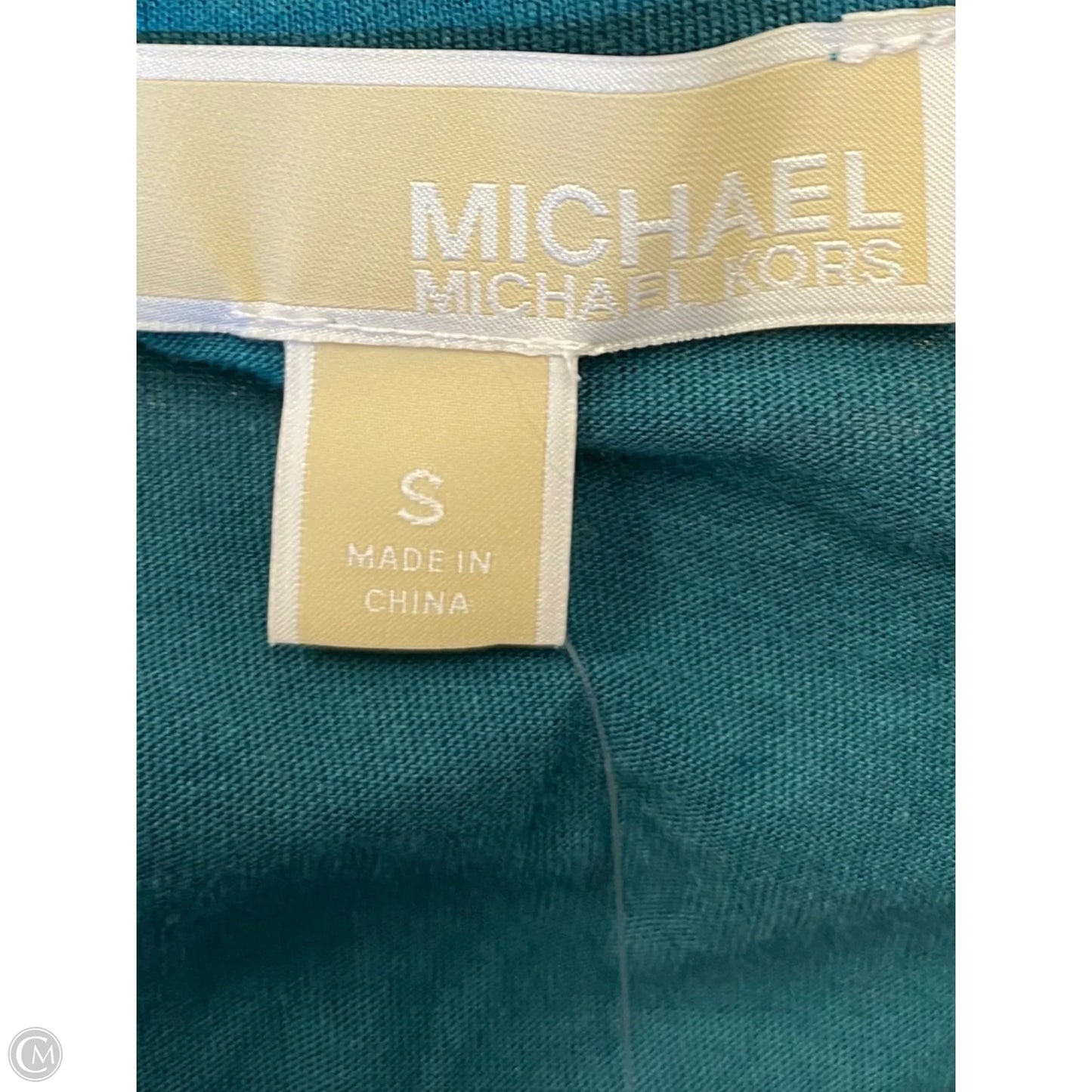 Top Sleeveless Designer By Michael Kors In Teal, Size: S