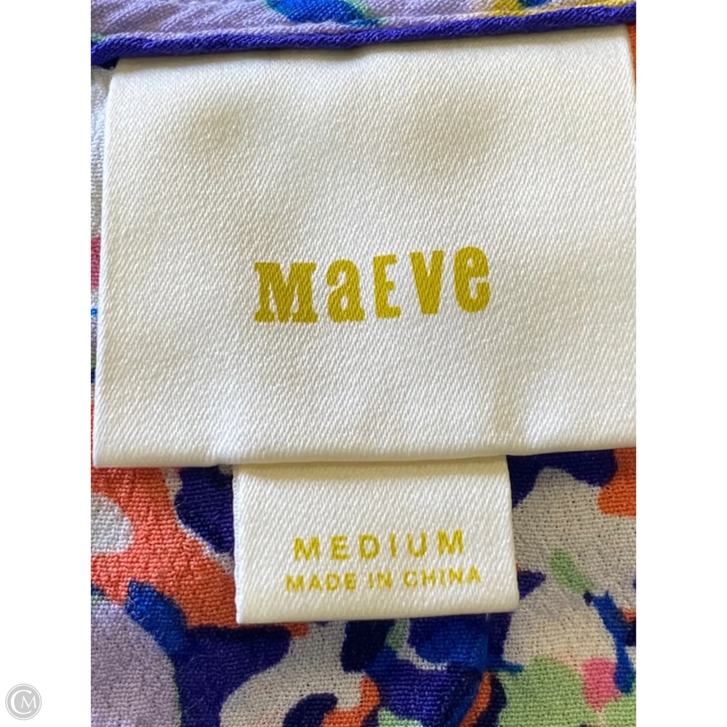 Top Short Sleeve By Maeve In Floral Print, Size: M