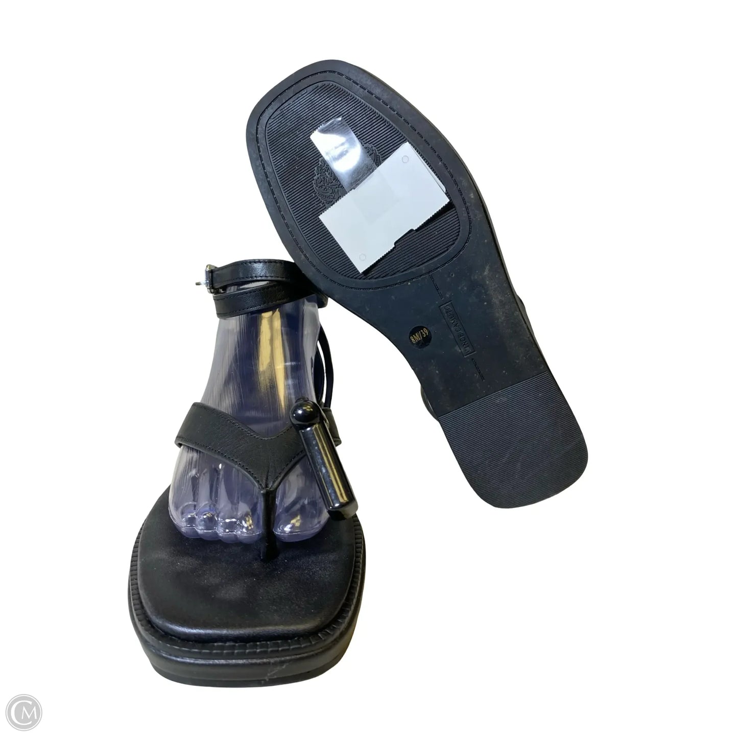 Sandals Flats By Vince Camuto In Black, Size: 8