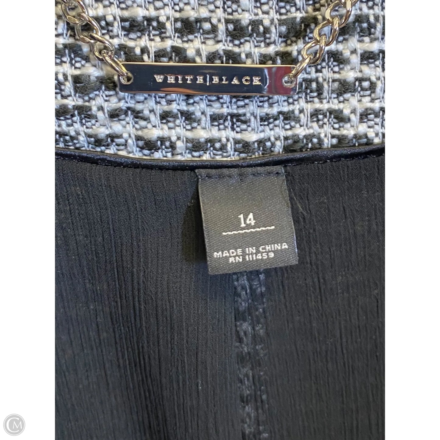 Skirt Set 2pc By White House Black Market In Black & White, Size: 14
