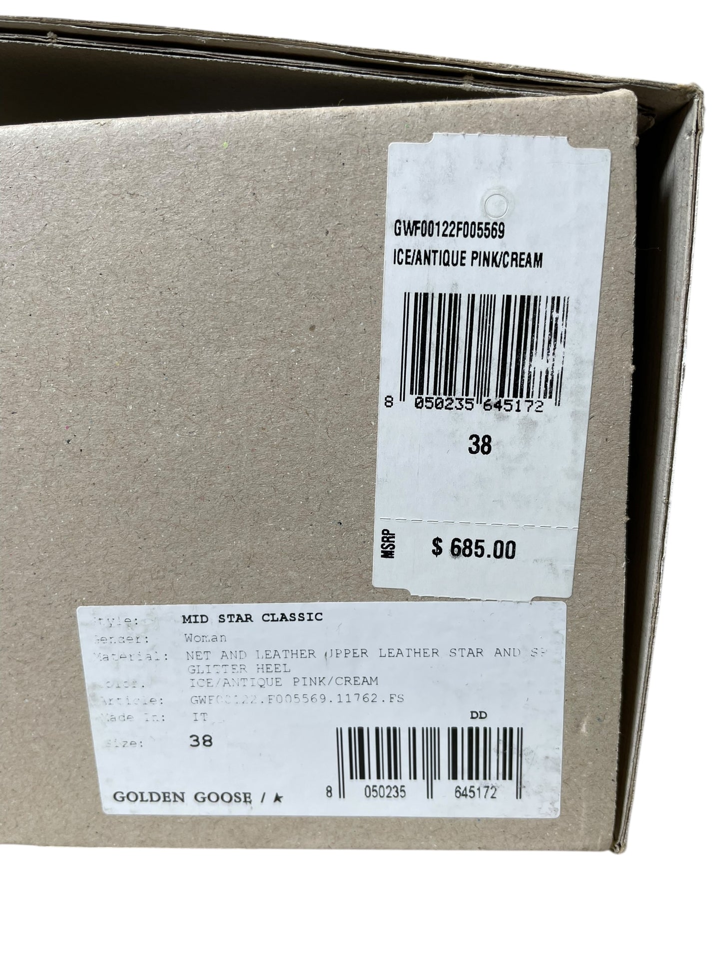 Shoes Luxury Designer By Golden Goose In Multi-colored, Size: 8