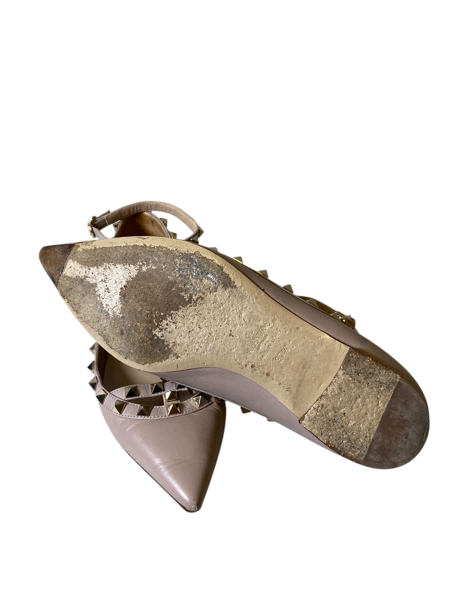 Shoes Luxury Designer By Valentino-garavani In Taupe, Size: 37.5