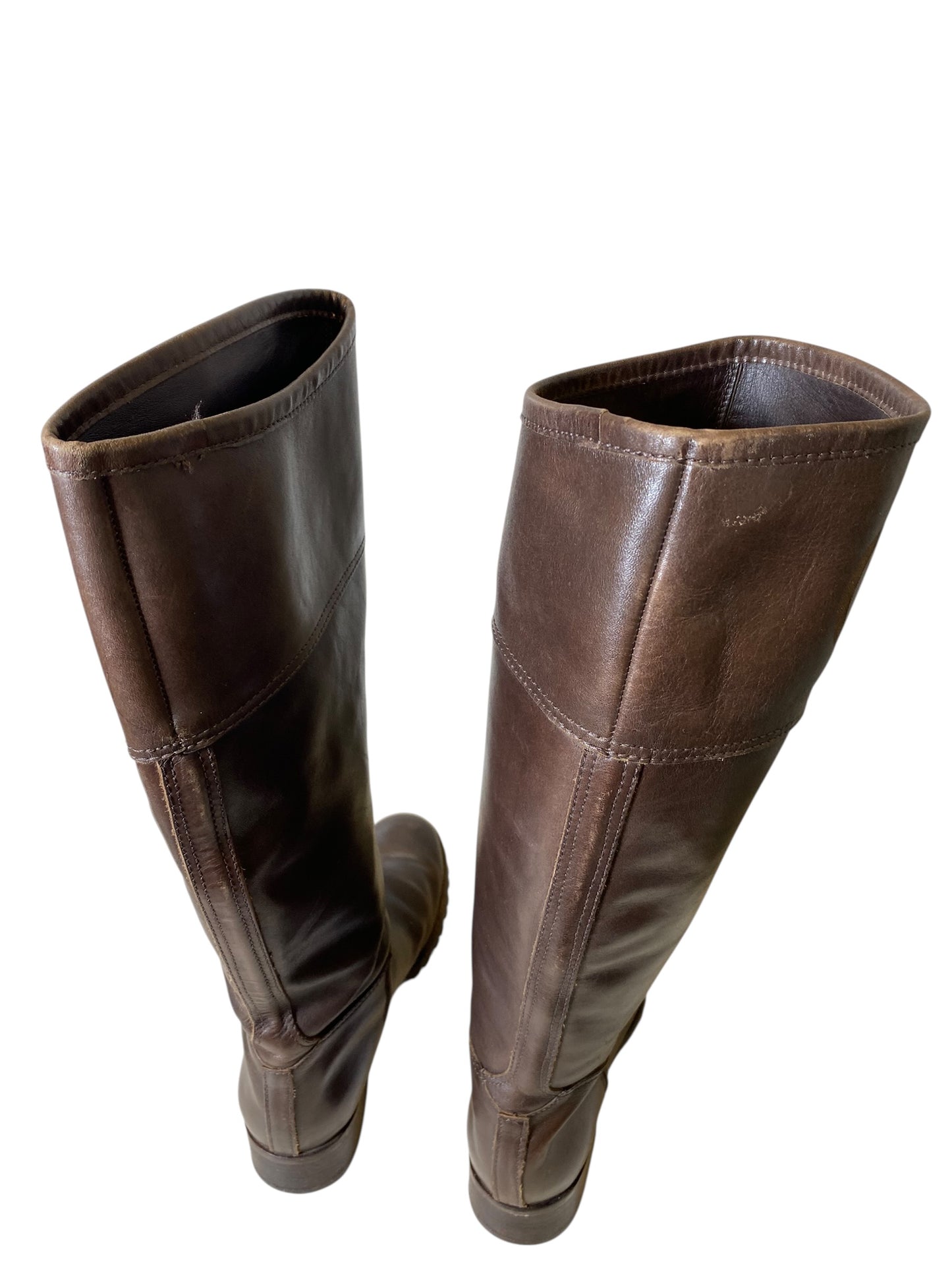 Boots Designer By Tory Burch In Brown, Size: 8.5