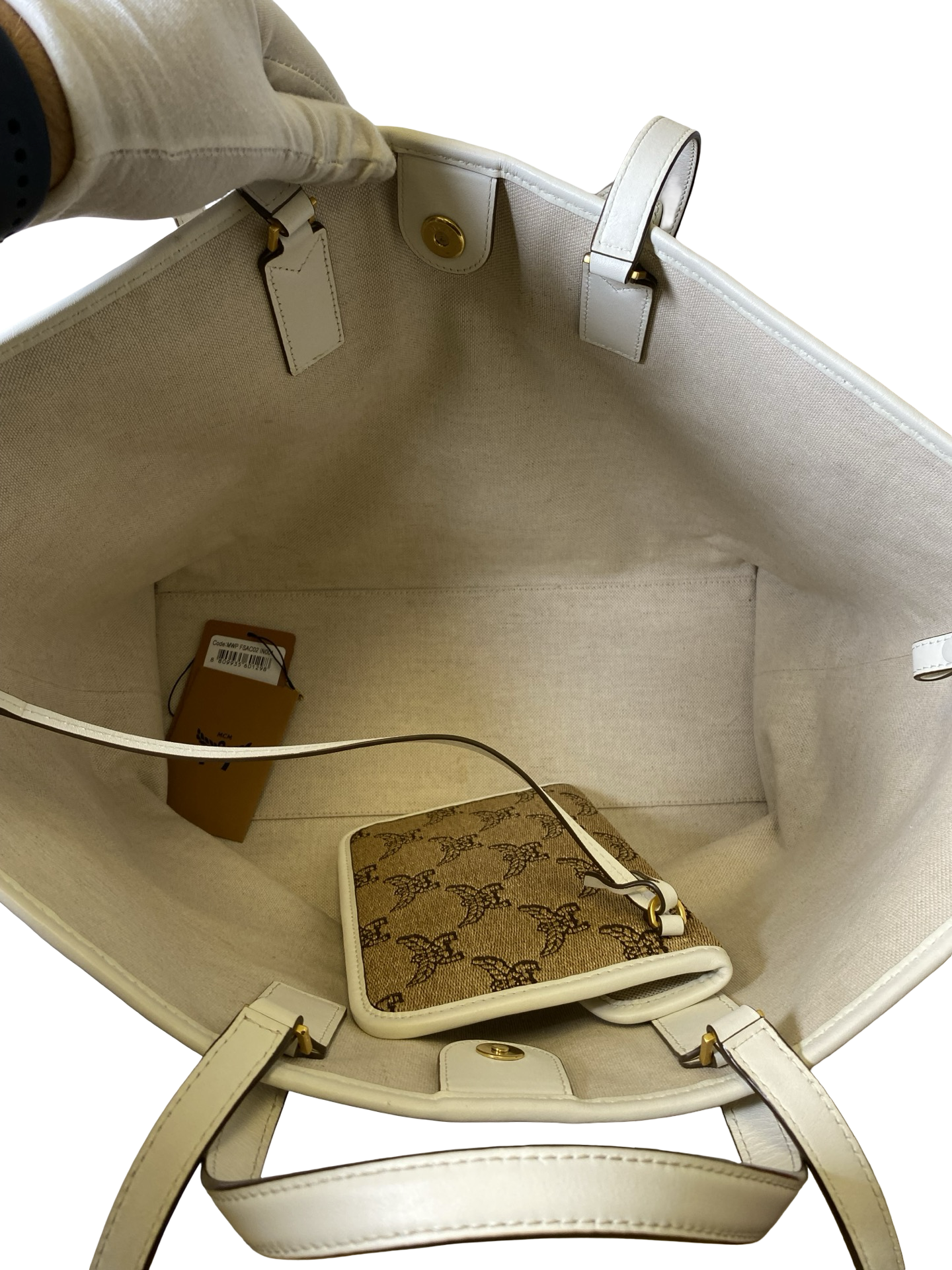 Tote Luxury Designer By Mcm, Size: Large