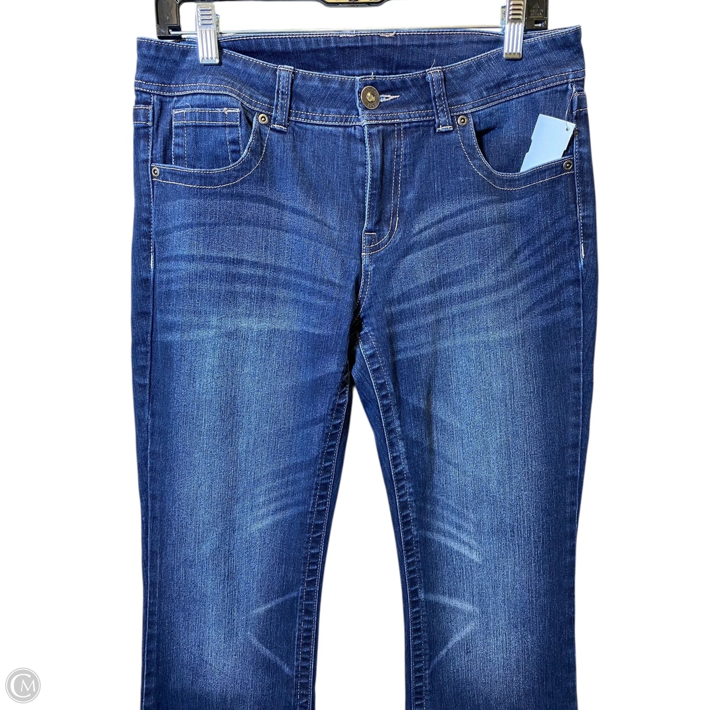 Jeans Straight By Apt 9 In Blue Denim, Size: 10
