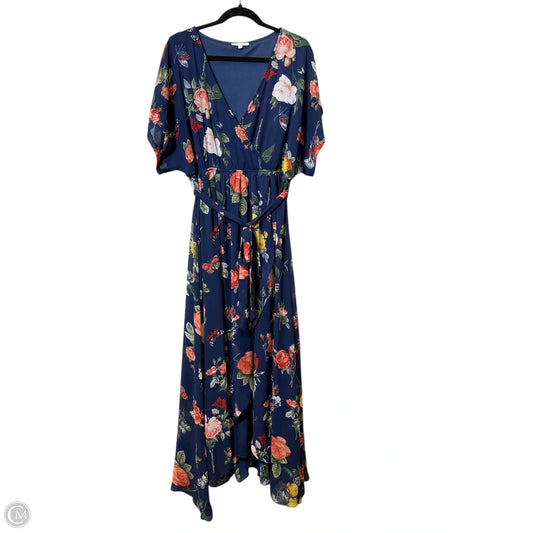 Dress Casual Maxi By Baltic Born In Floral Print, Size: Xl
