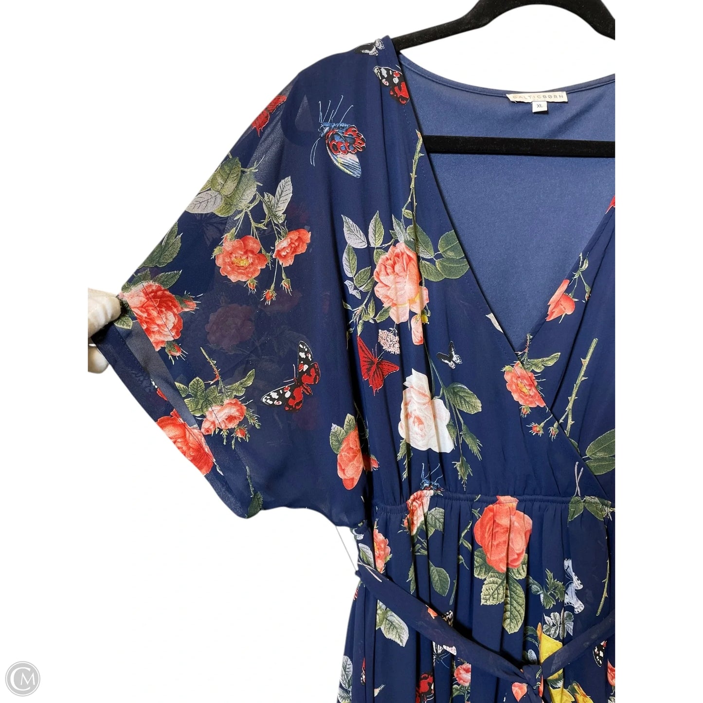 Dress Casual Maxi By Baltic Born In Floral Print, Size: Xl