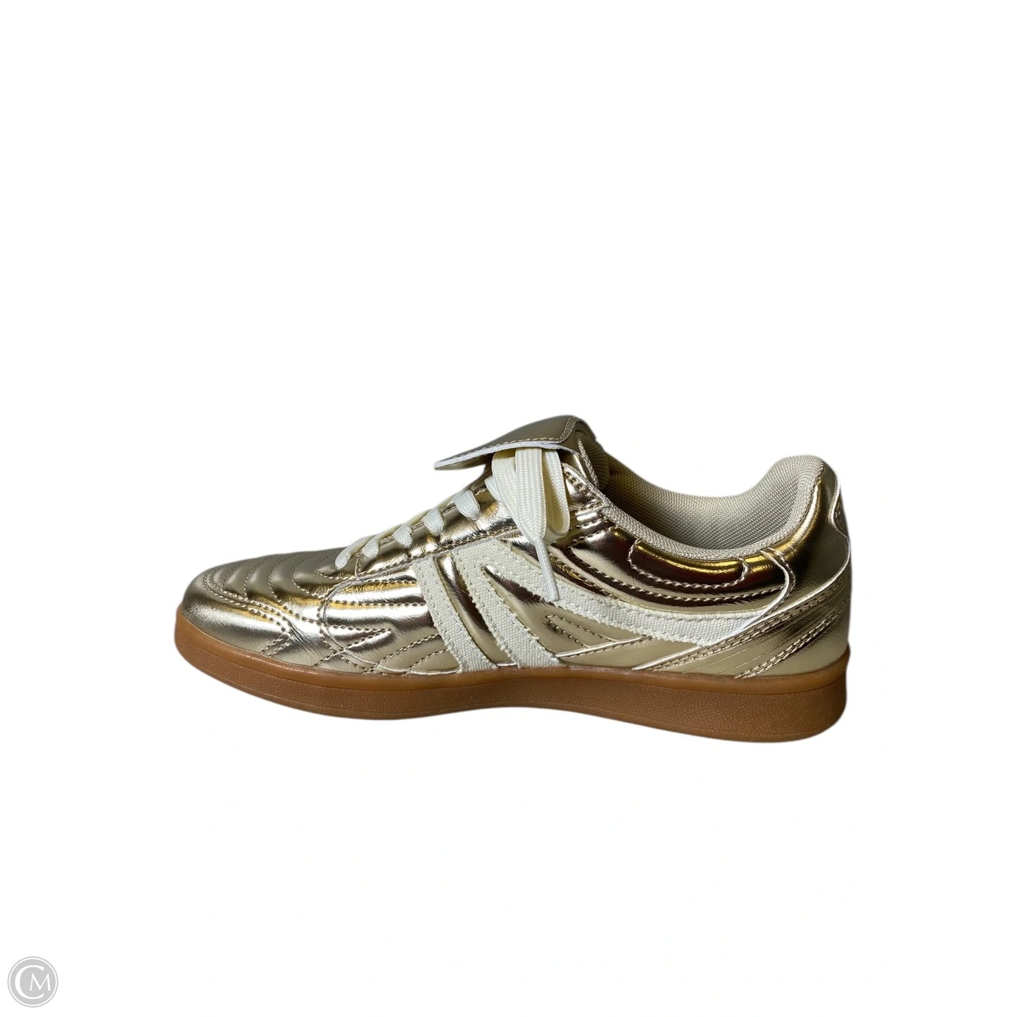 Shoes Athletic By Steve Madden In Gold, Size: 8