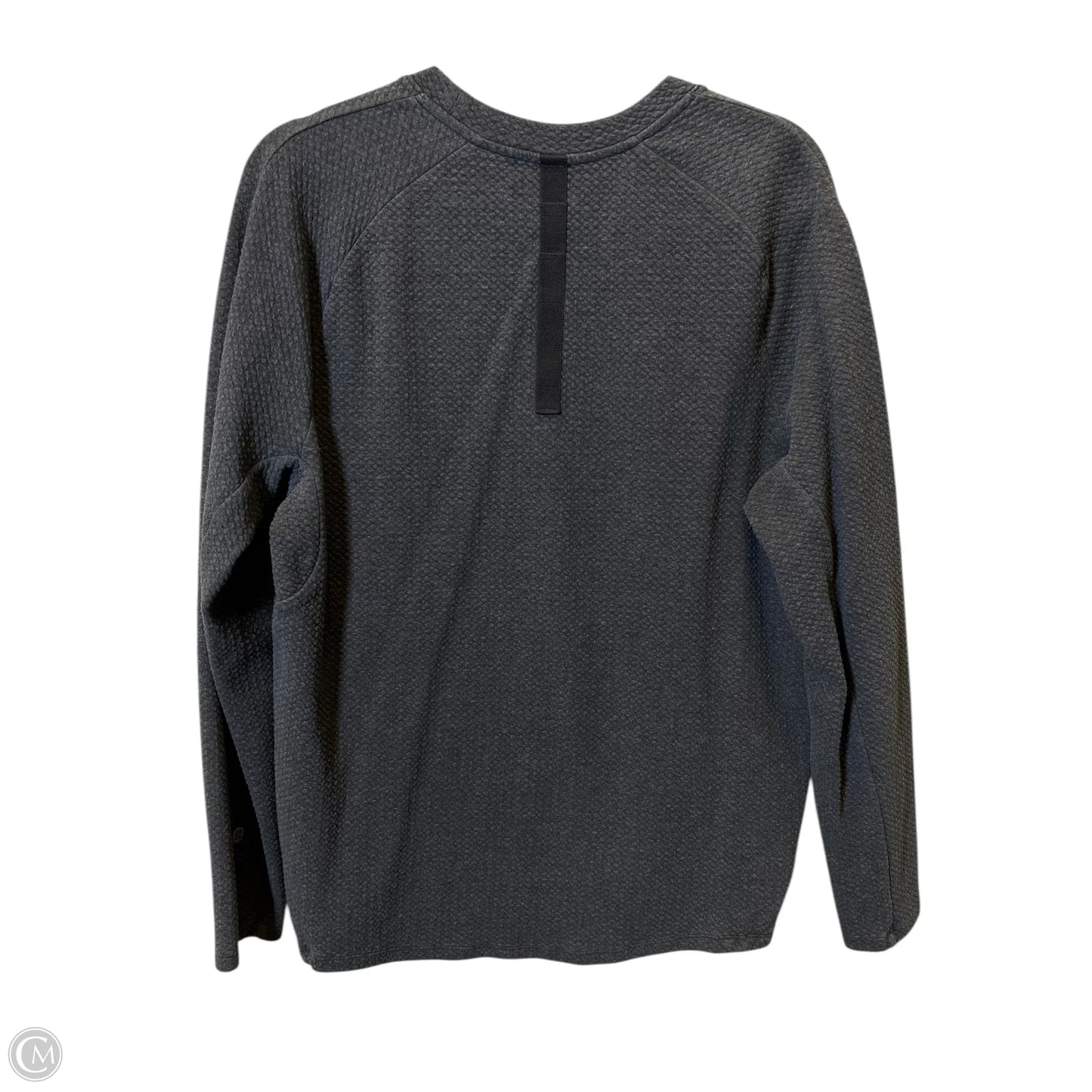 Athletic Sweatshirt Crewneck By Lululemon In Grey, Size: M