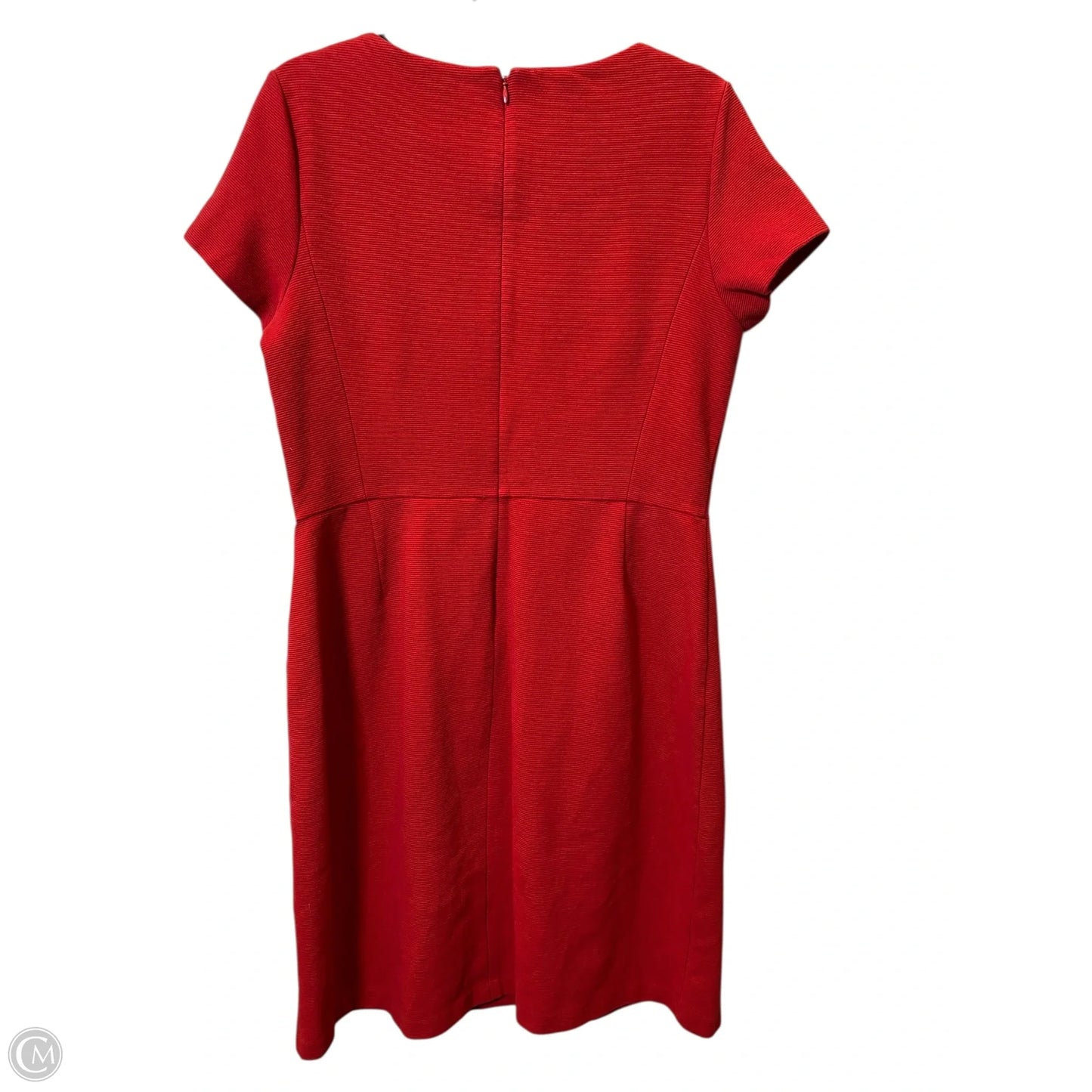 Dress Party Midi By Talbots In Red, Size: 12