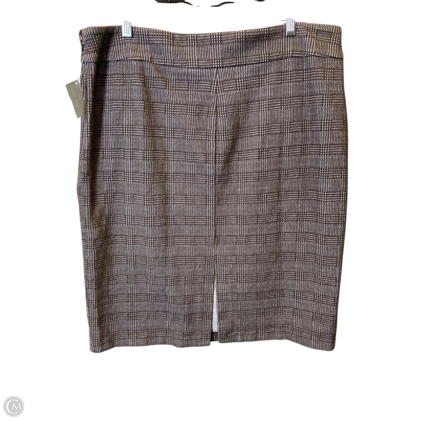 Skirt Maxi By Michael By Michael Kors In Plaid Pattern, Size: Xl