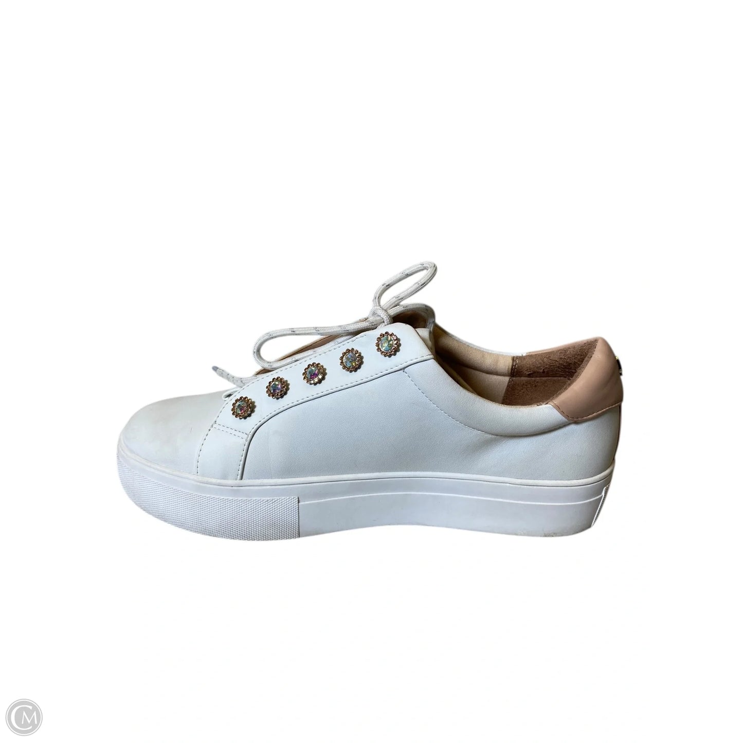 Shoes Designer By Kurt Geiger In White, Size: 9.5