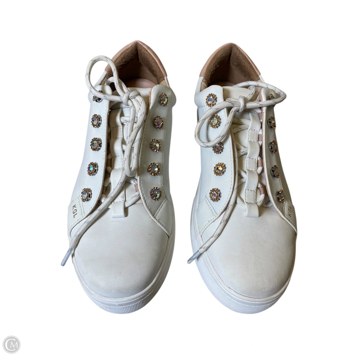 Shoes Designer By Kurt Geiger In White, Size: 9.5