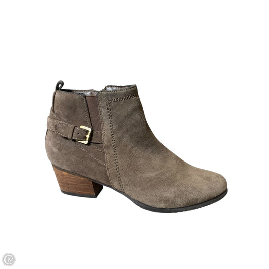 Boots Ankle Heels By Blondo In Brown, Size: 9