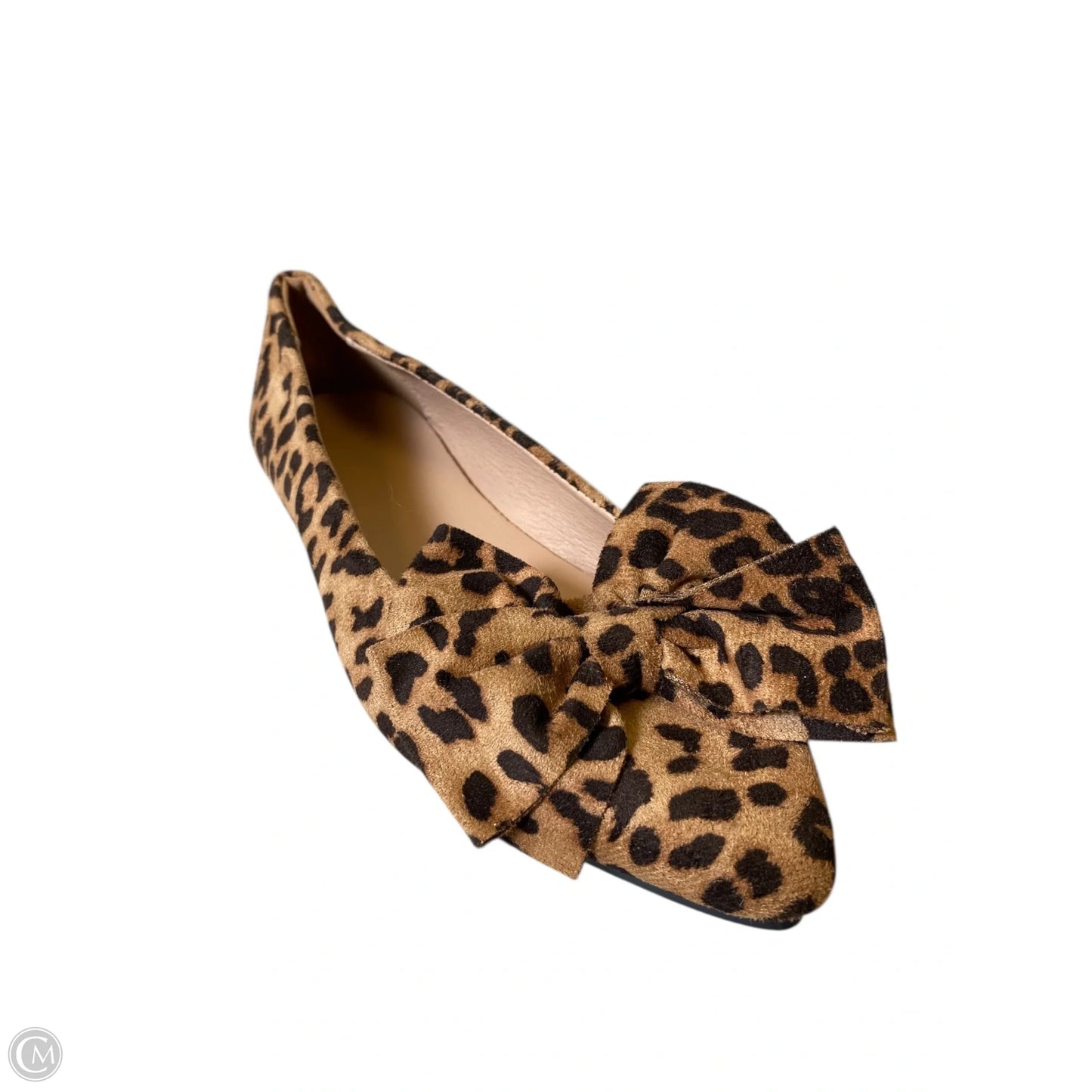 Shoes Flats By Clothes Mentor In Animal Print, Size: 9