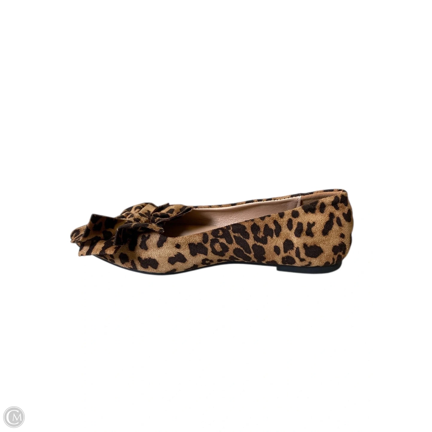 Shoes Flats By Clothes Mentor In Animal Print, Size: 9