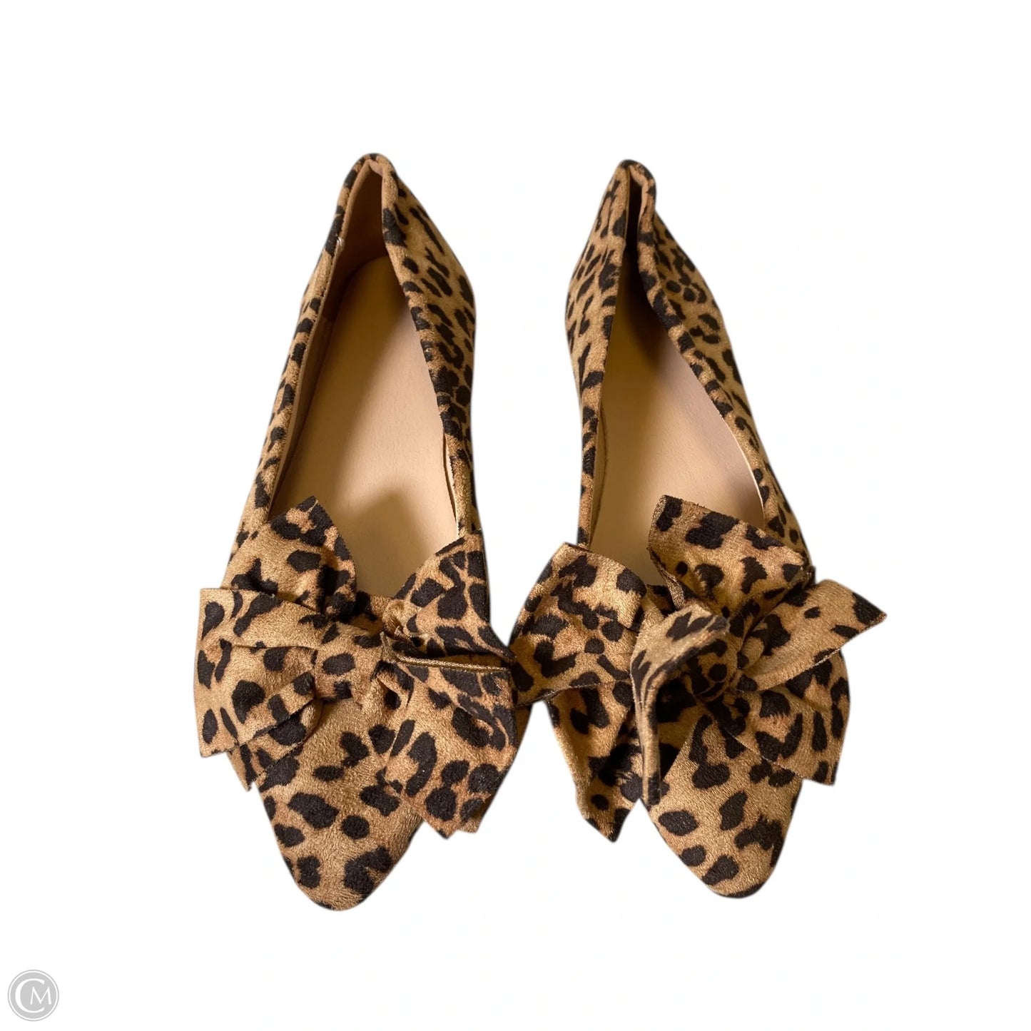 Shoes Flats By Clothes Mentor In Animal Print, Size: 9