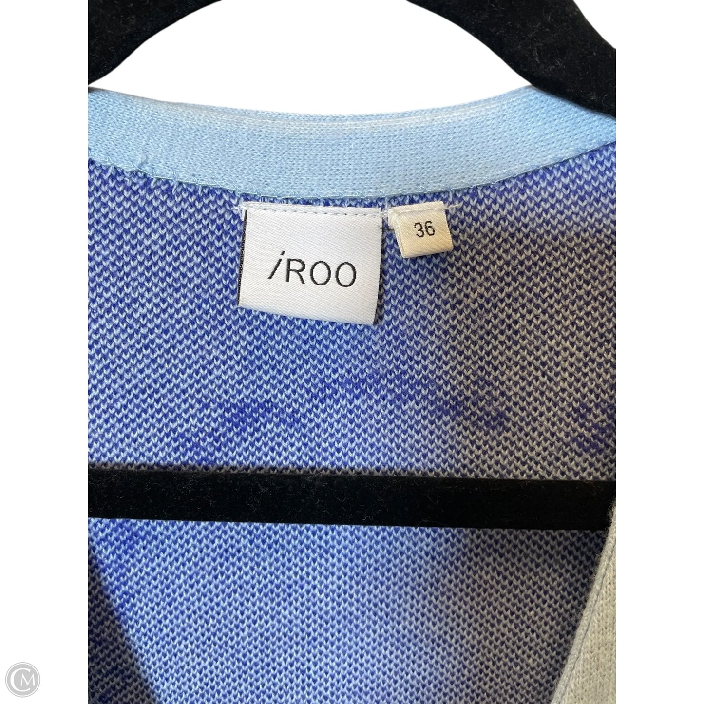 Sweater Cardigan By Clothes Mentor In Blue, Size: M