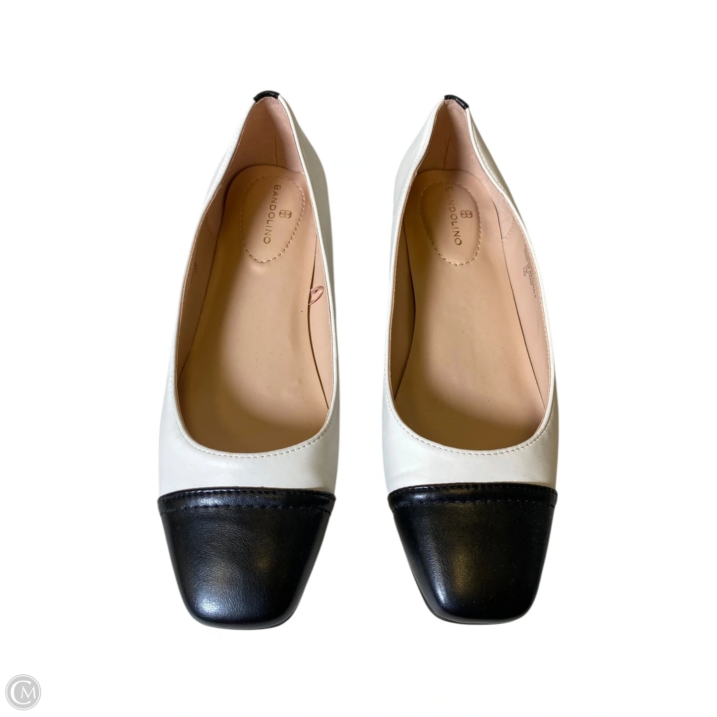 Shoes Flats By Bandolino In Black & White, Size: 8.5