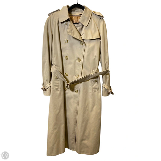 Coat Luxury Designer By Burberry In Beige, Size: L