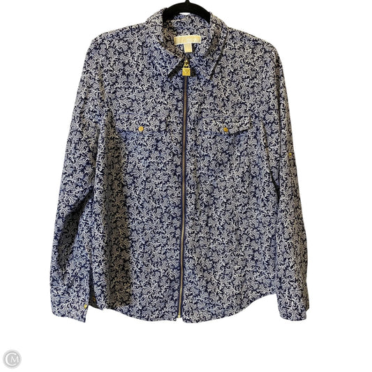 Top Long Sleeve Designer By Michael Kors In Multi-colored, Size: L