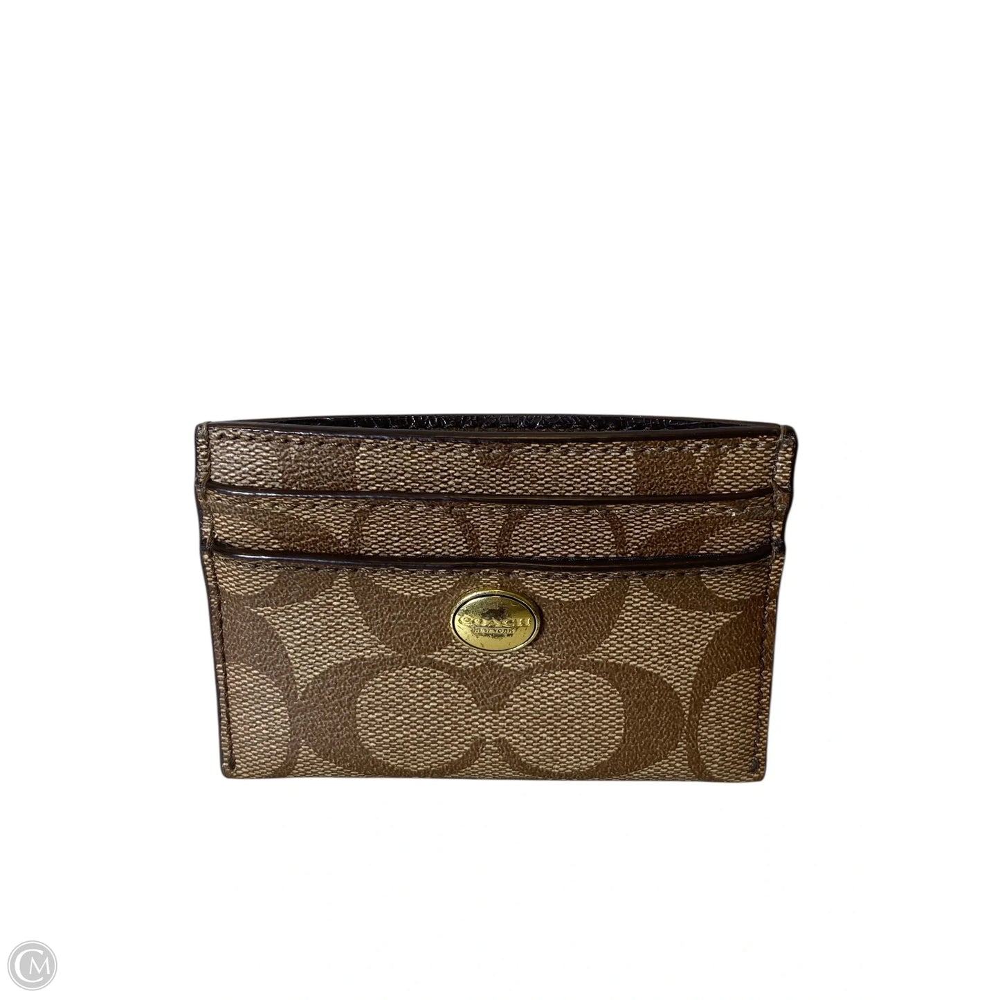 Coin Purse Designer By Coach, Size: Medium