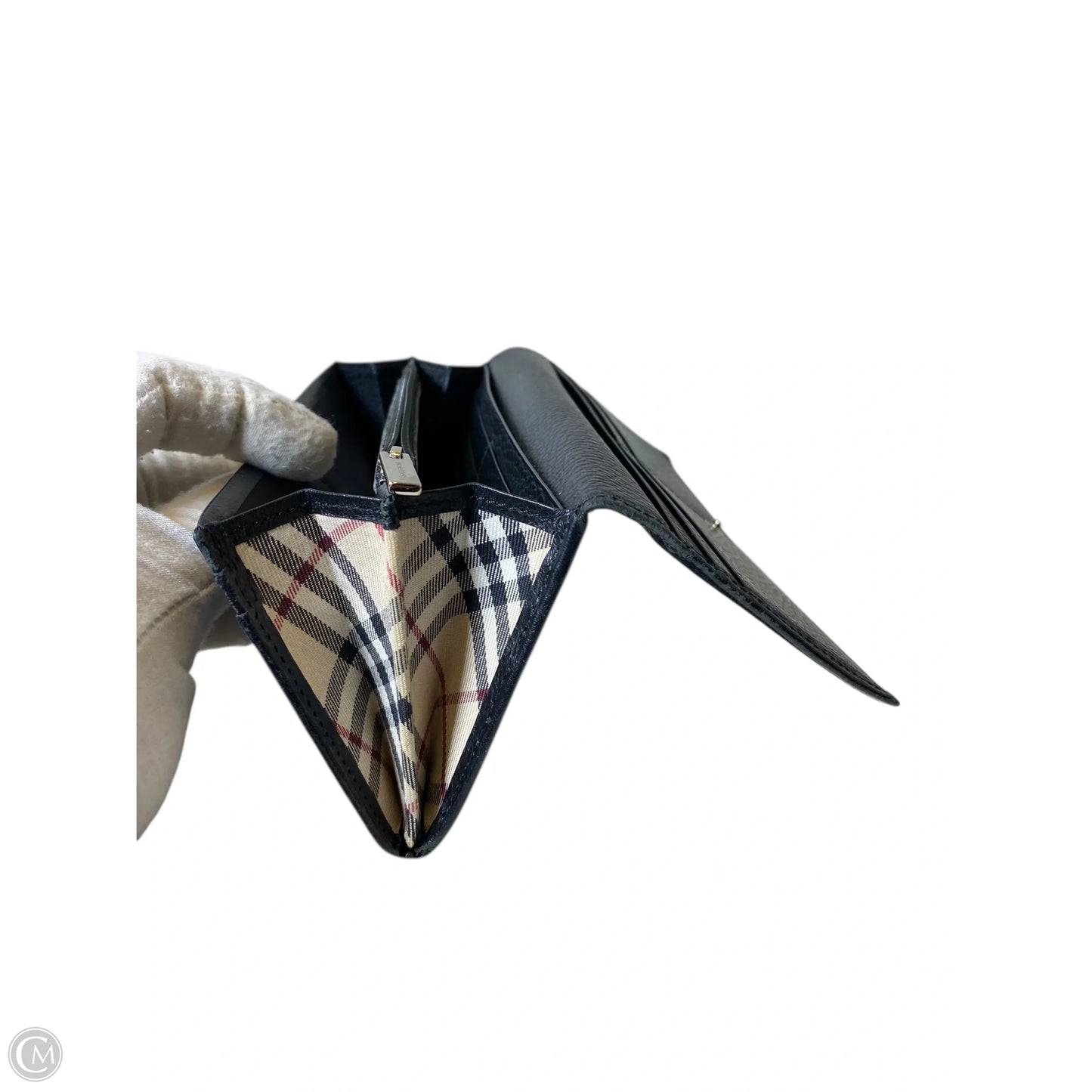 Wallet Luxury Designer By Burberry, Size: Medium