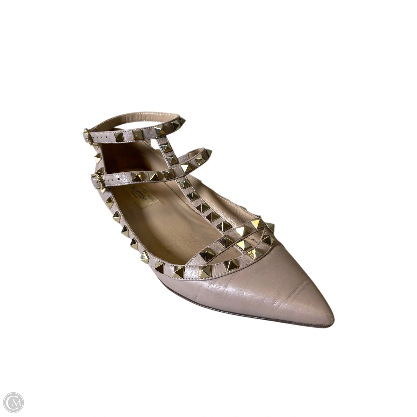 Shoes Luxury Designer By Valentino-garavani In Taupe, Size: 37.5