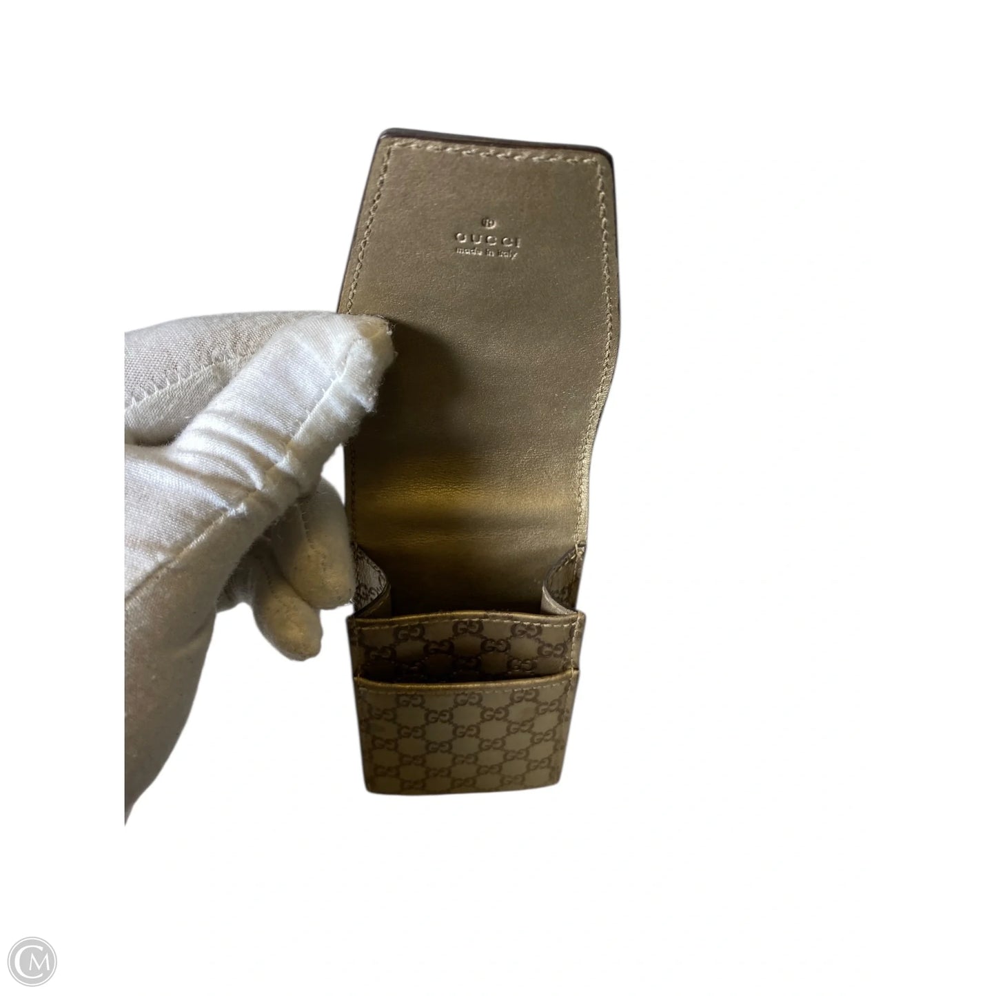 Makeup Bag Luxury Designer By Gucci, Size: Small