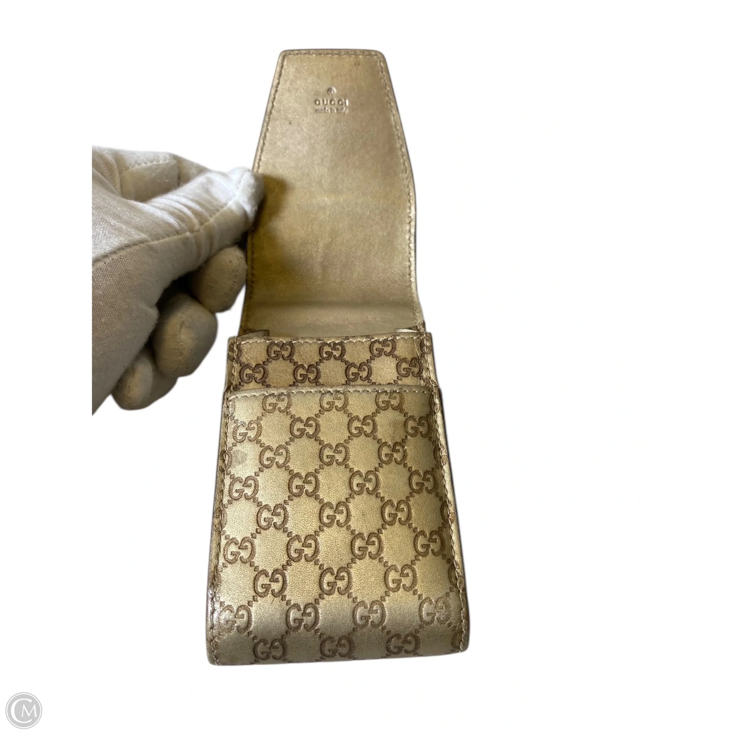 Makeup Bag Luxury Designer By Gucci, Size: Small