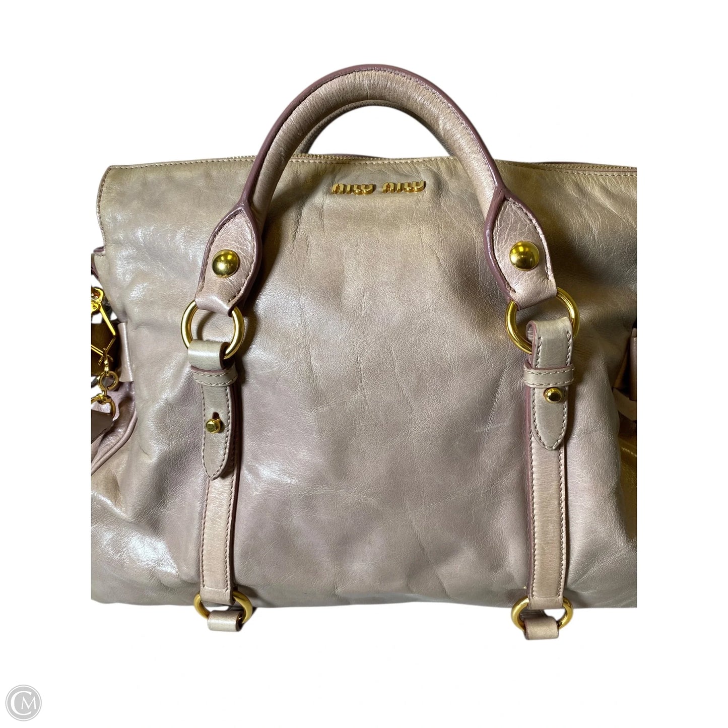 Handbag Luxury Designer By Miu Miu, Size: Large