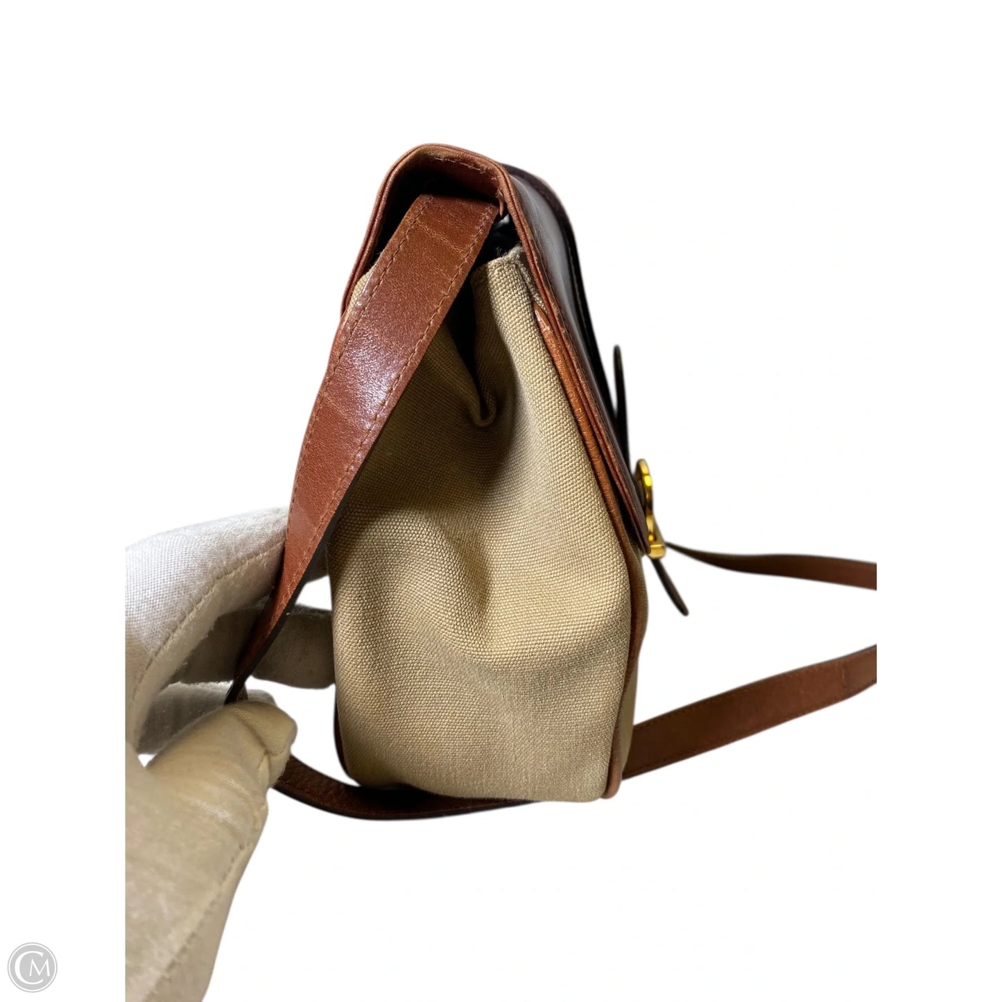 Crossbody Luxury Designer By Ferragamo, Size: Medium