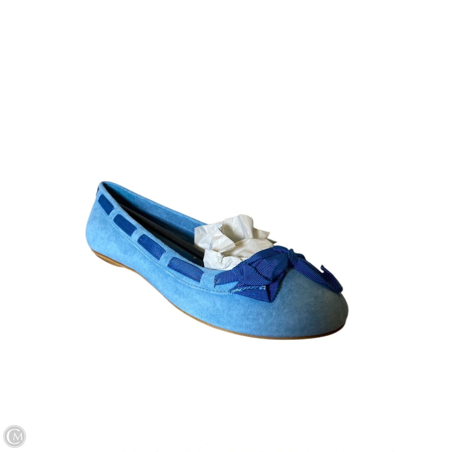 Shoes Flats By Clothes Mentor In Blue, Size: 7.5