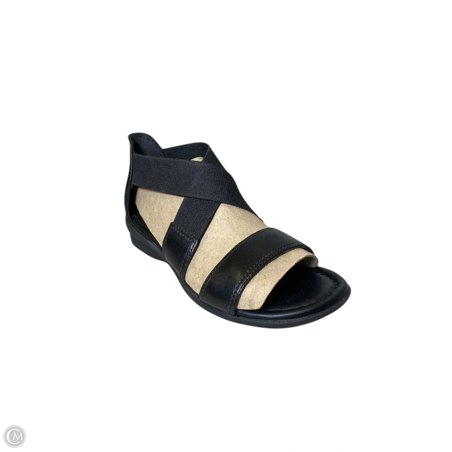 Sandals Flats By Clarks In Black, Size: 8