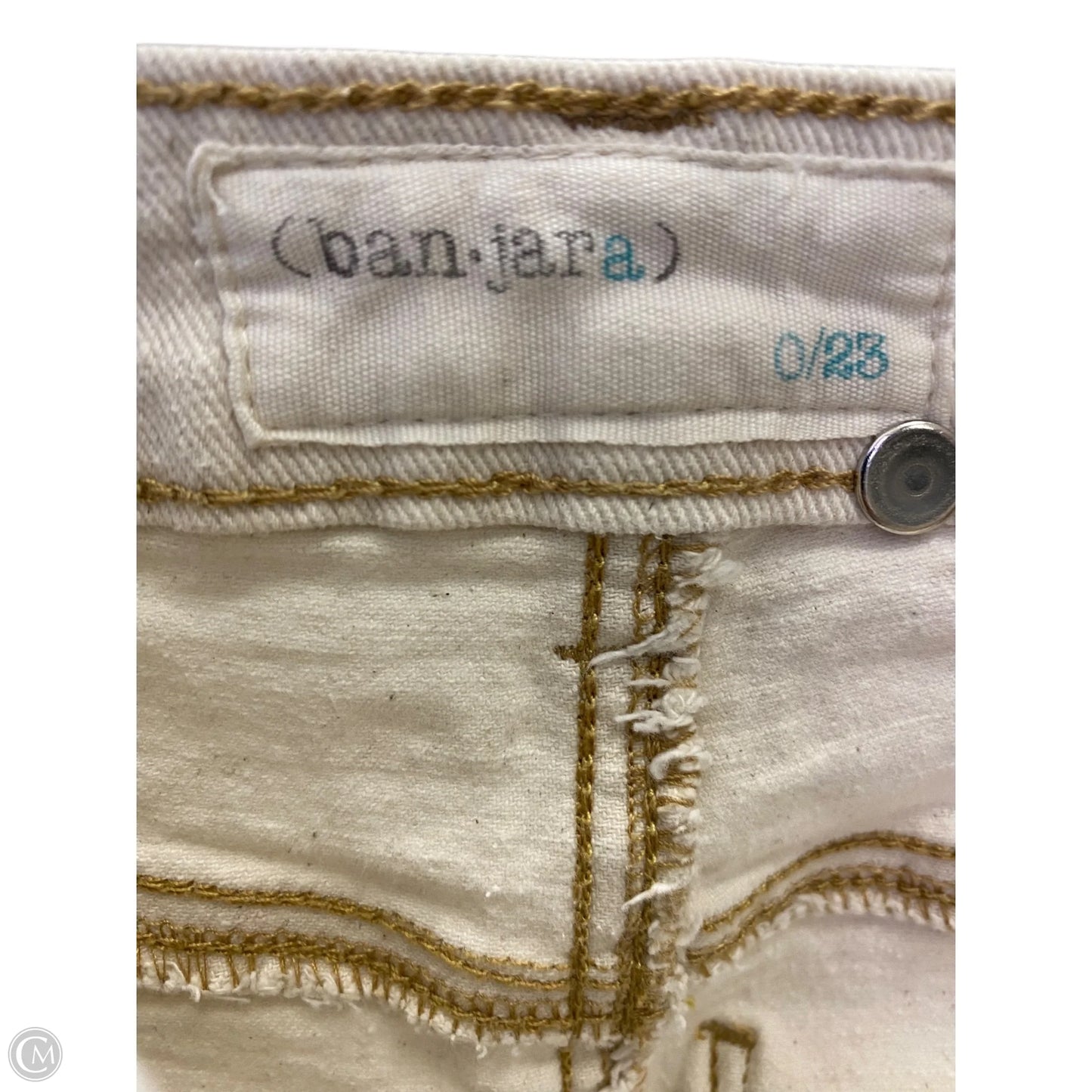 Jeans Flared By Clothes Mentor In Cream, Size: 0