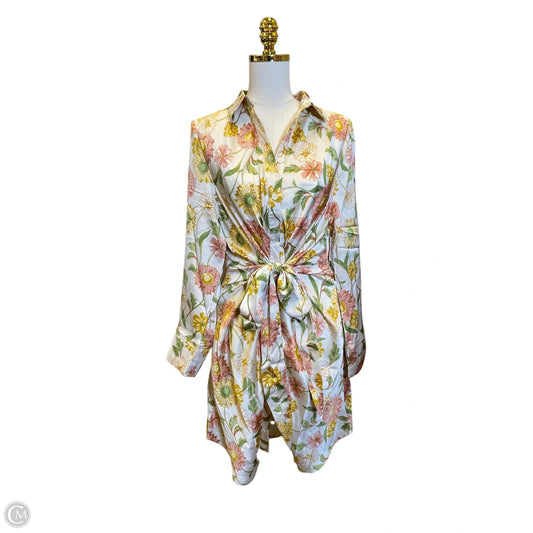 Dress Casual Midi By &merci In Floral Print, Size: M