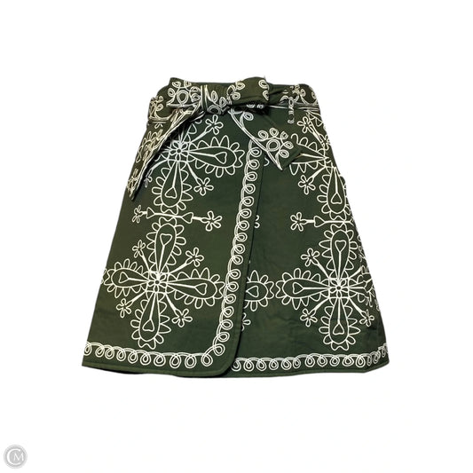 Skirt Midi By Sunday Up In Green & White, Size: S